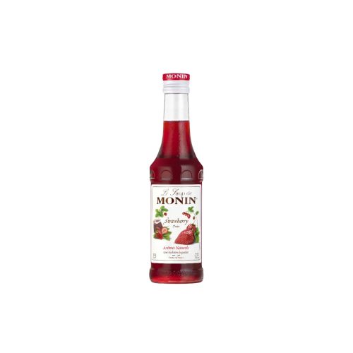 MONIN Eper (Strawberry) szirup 0,25 liter