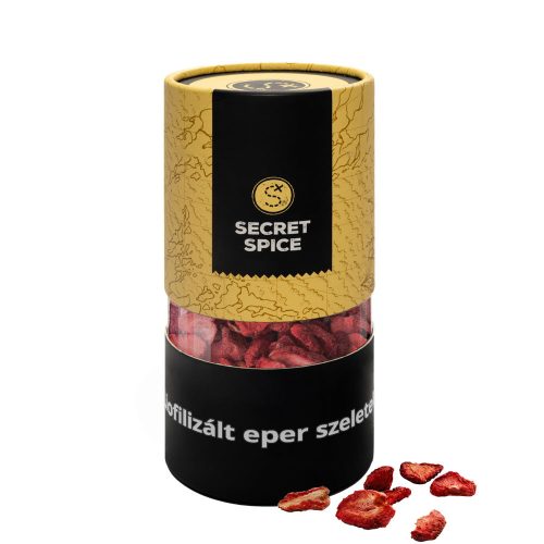 SECRET SPICE Liofilizált eper szeletek "L" 70g